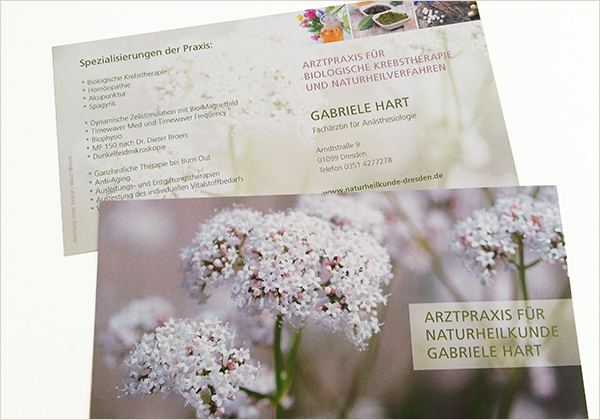 Flyer und Visitenkarten